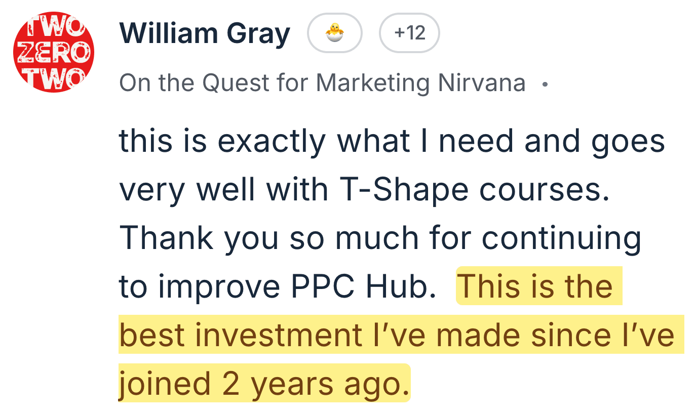 William Gray — best investment in 2 years